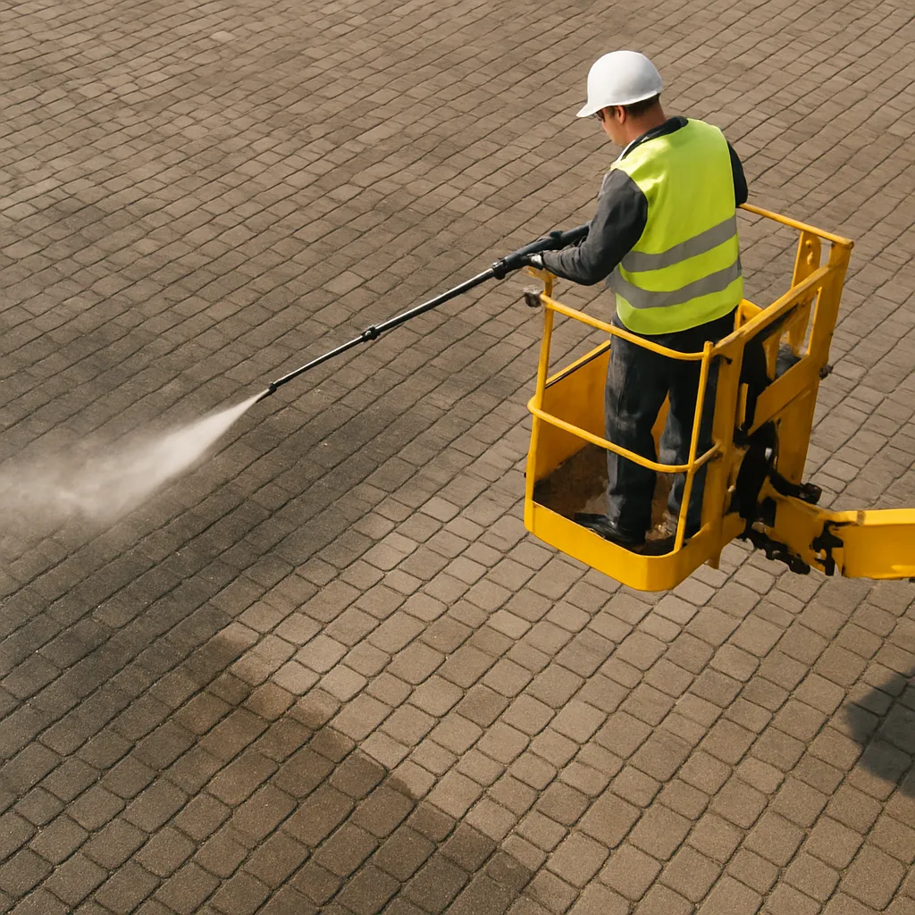 Czyszczenie kostki brukowej Lublin – jak przywrócić kostce dawny wygląd?