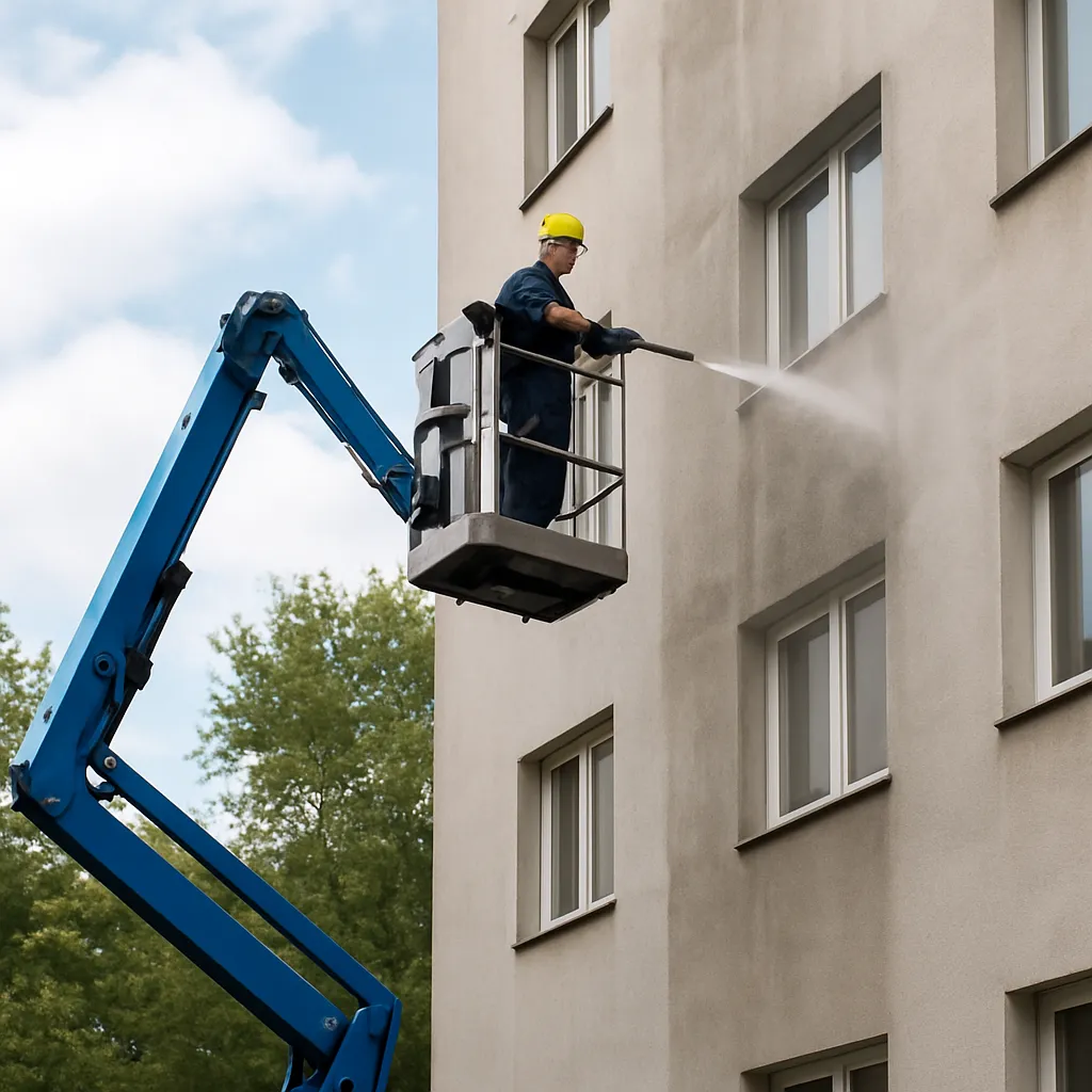 Mycie elewacji Lublin – jak zadbać o estetykę budynku przez cały rok?