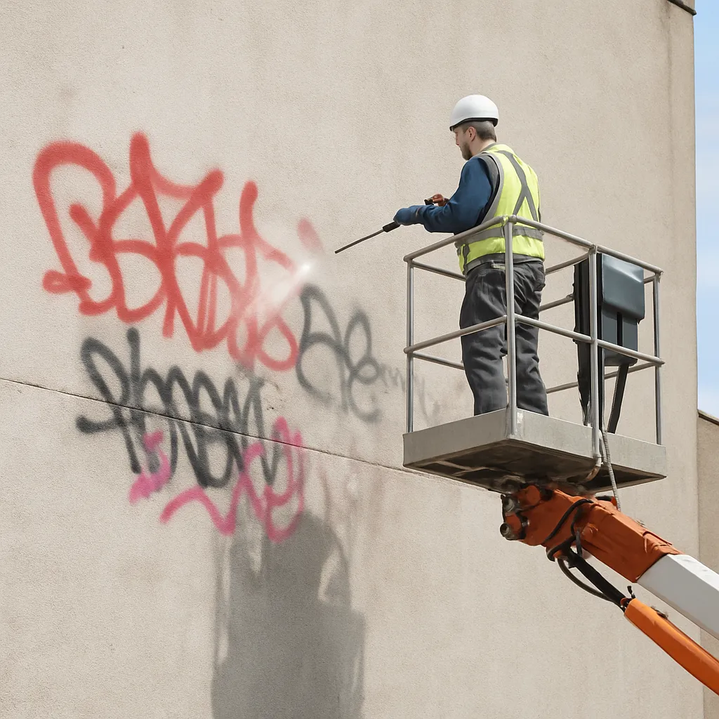 Usuwanie graffiti Lublin – jakie powierzchnie można bezpiecznie oczyścić?