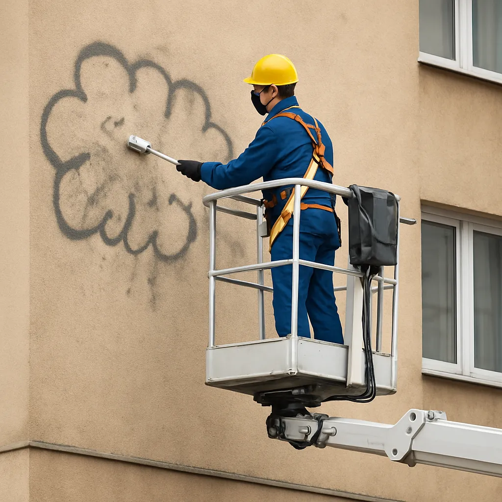 Usuwanie napisów ze ścian Lublin – co zrobić, aby nie uszkodzić elewacji?