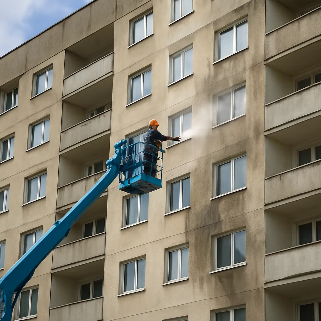 Czyszczenie elewacji bloków Lublin – skuteczne metody dla wspólnot i spółdzielni